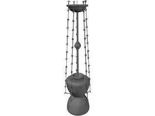 Turkish Hanging Lamp 3D Model