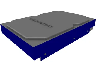 Hard Disk 3D Model