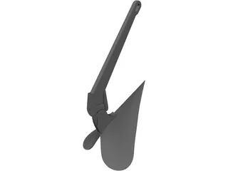 Anchor Plow 750 lb 3D Model