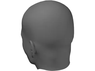 Man Head 3D Model