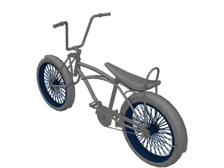 Lowrider Bicycle 3D Model