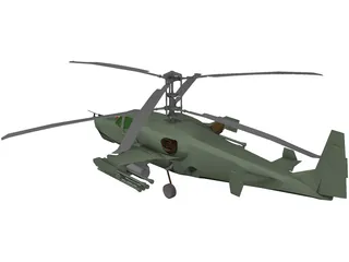Kamov Ka-50 3D Model
