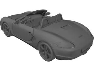 Porsche Boxster (2004) 3D Model