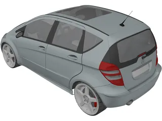 Mercedes-Benz A-Class (2005) 3D Model