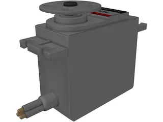 Hitec HS-475HB Servo Motor 3D Model