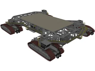 NASA Crawler Transporter 3D Model