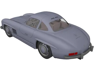 Mercedes-Benz 300 SL 3D Model