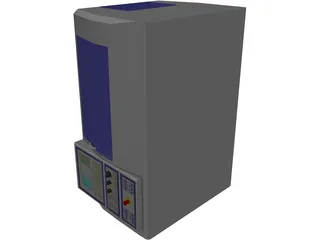 Torno CNC 3D Model