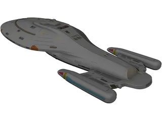 Star Trek Voyager 3D Model