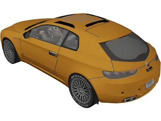 Alfa Romeo Brera 3D Model