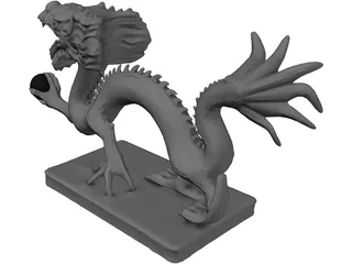 Chinese Dragon 3D Model