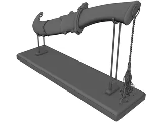 Chinese Sword 3D Model