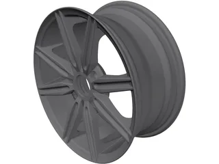 OZ Car Wheel 3D Model