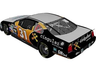 Nascar Stock Car 3D Model