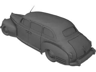 ZIL ZIS 110 (1945) 3D Model