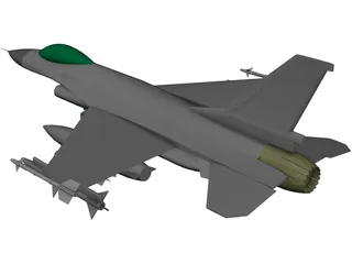 F-16 Falcon 3D Model