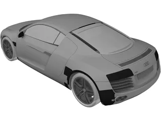 Audi R8 3D Model