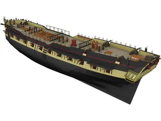 HMS Surprise 3D Model