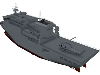 HMNZS Canterbury 3D Model