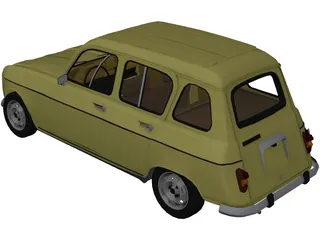 Renault 4 3D Model