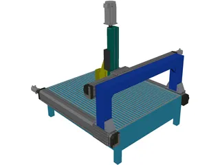 Milling Machine 3D Model