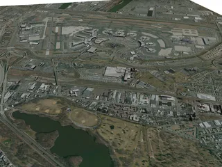 Newark International Airport 3D Model