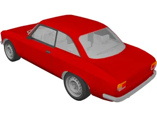 Alfa Romeo Giulia Sprint GTA 3D Model