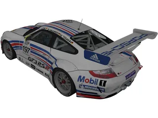 Porsche 911 997 GT3 RSR 3D Model