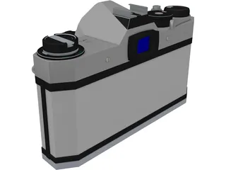 Pentax Spotmatic Camera 3D Model