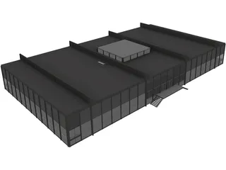 Crown Hall 3D Model