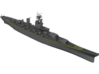 USS Montana 3D Model