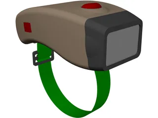 Flashlight 3D Model