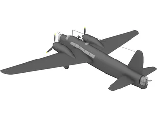 Vickers Wellington MK.III 3D Model