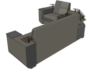 Sofa Liverpool 3D Model