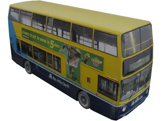 Dublin Bus 3D Model