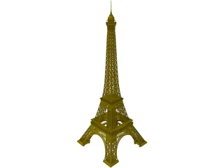 Eiffel Tower 3D Model