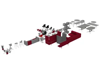 Furniture Set 3D Model