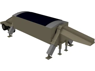 THAAD Radar 3D Model