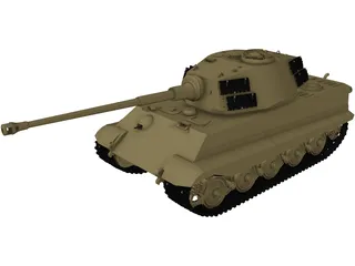 King Tiger 3D Model