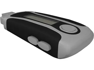 MP3 Player 3D Model