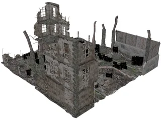 City Ruins 3D Model