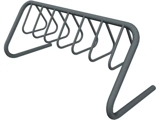 Bike Rack 3D Model