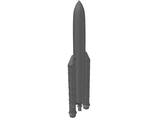 Ariane 5 3D Model