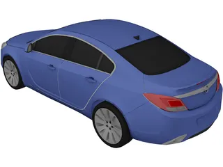 Opel Insignia (2009) 3D Model