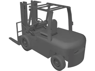 Forklift 54in 3D Model