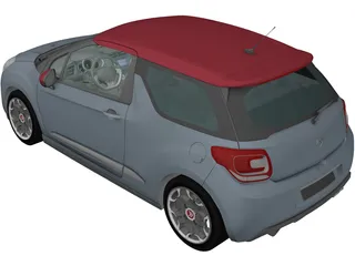 Citroen DS3 Sport (2011) 3D Model