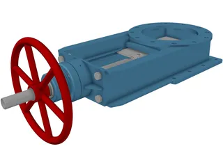 Gate Valve 3D Model