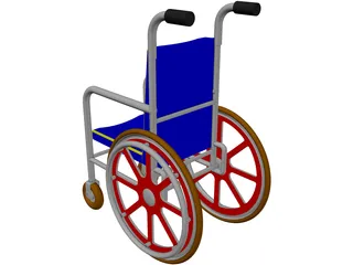 Wheelchair 3D Model