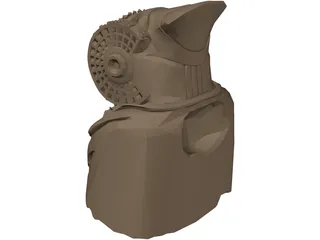 Maya Head 3D Model