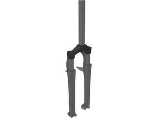 Front Fork Mountain Bike 3D Model